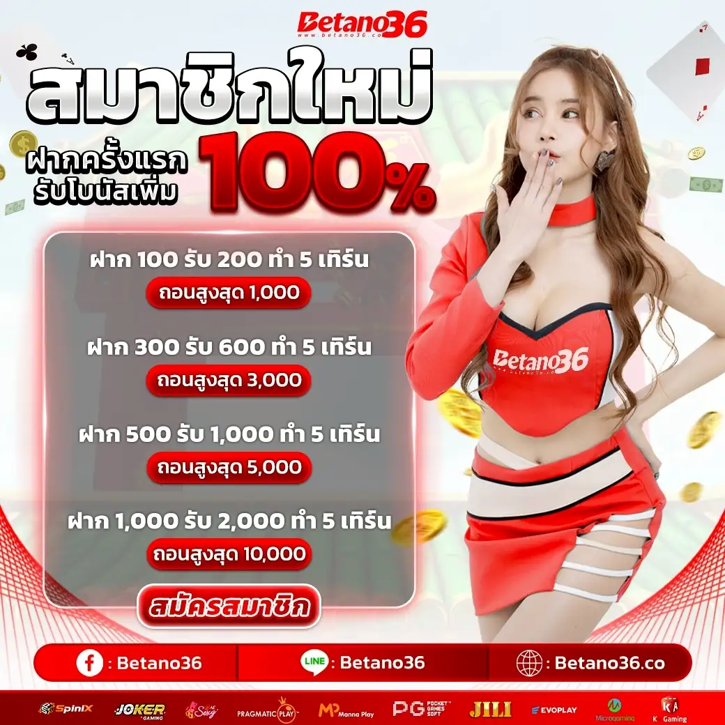 BETANO36 สล็อตน้องใหม่มาแรงทะลุจอ